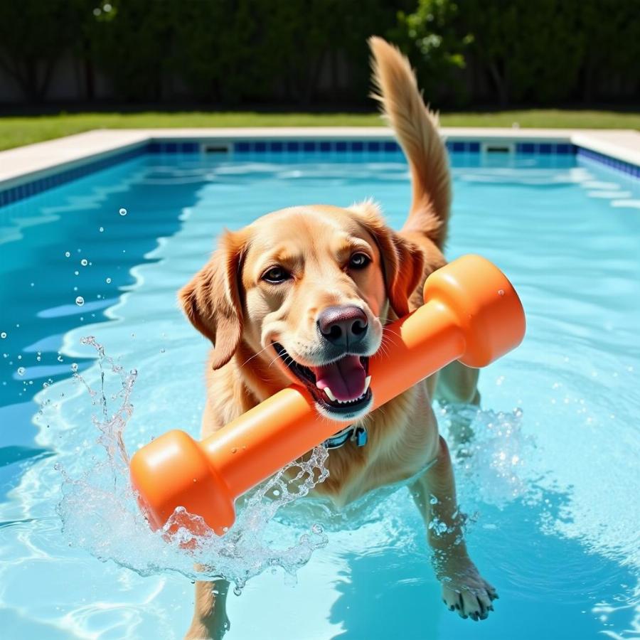 Durable and fun pool toys for dogs