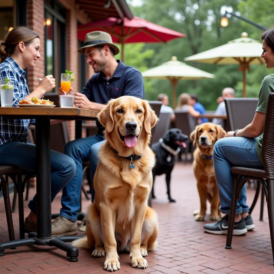 Dog-friendly patio in Greenville, SC