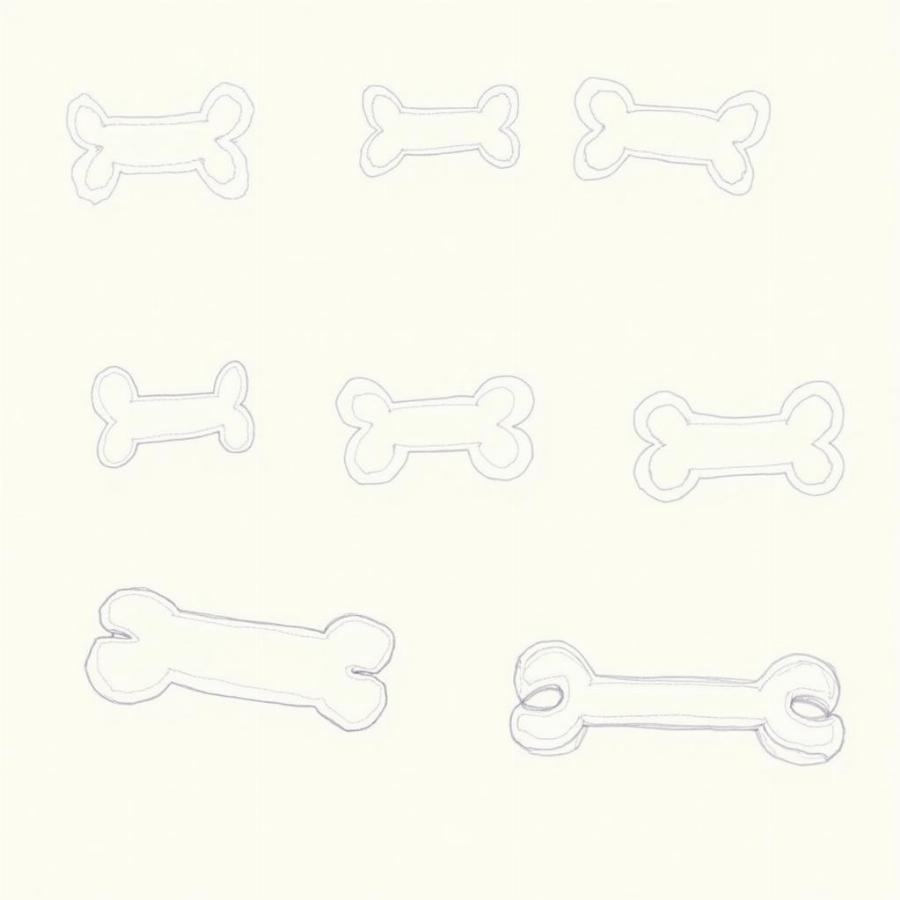 Dog Bone Drawing Tutorial