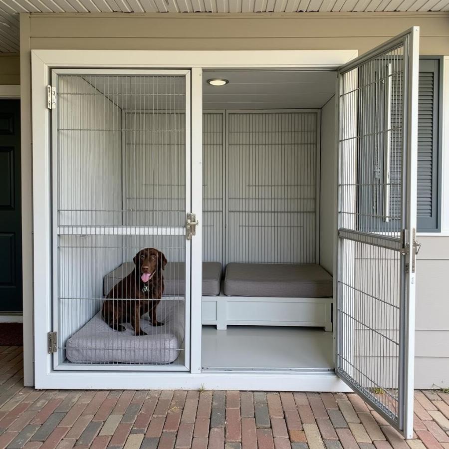 Spacious Kennel for Large Dogs