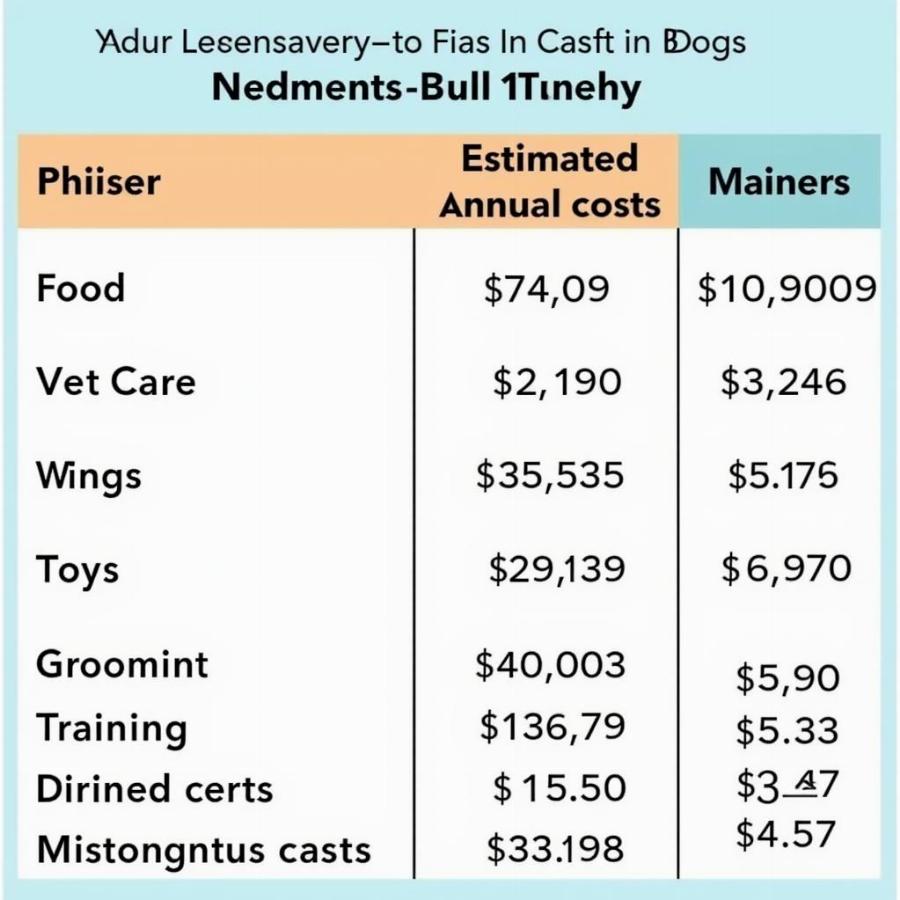 The cost of owning two dogs