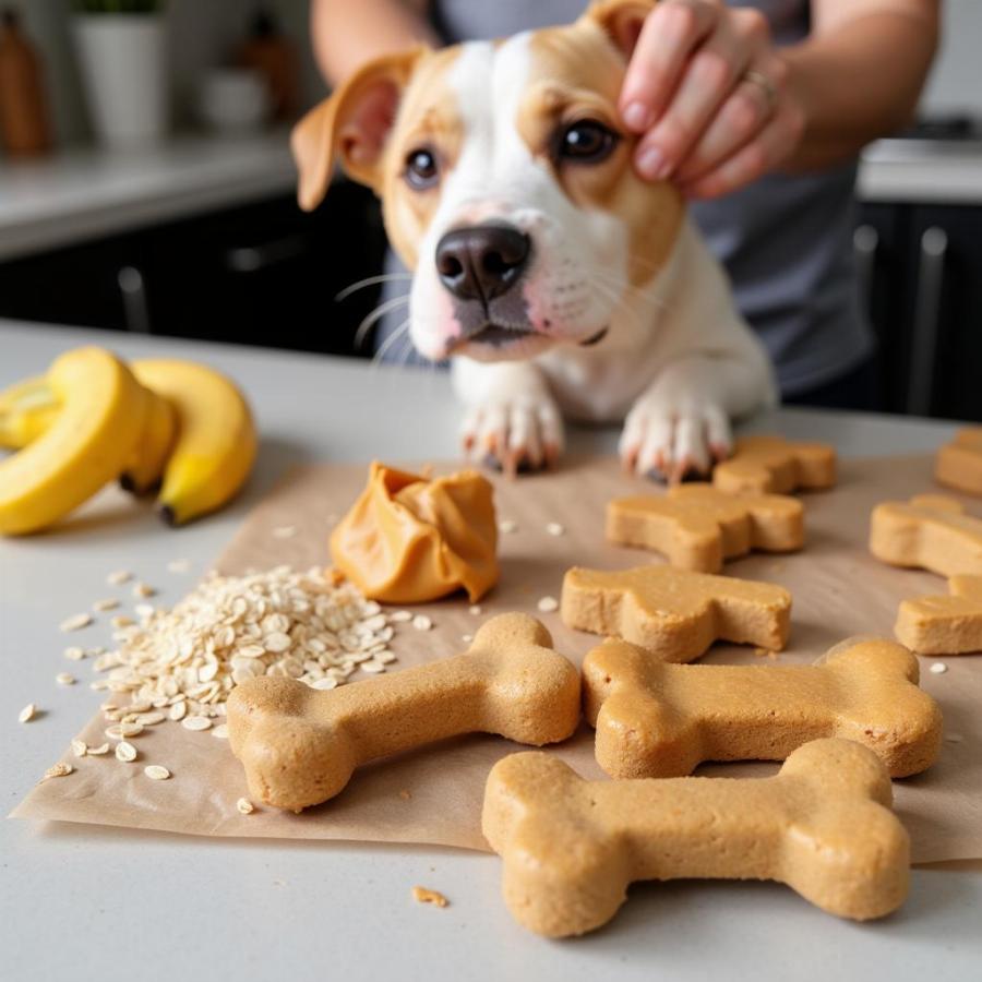 Làm bánh cho chó tại nhà