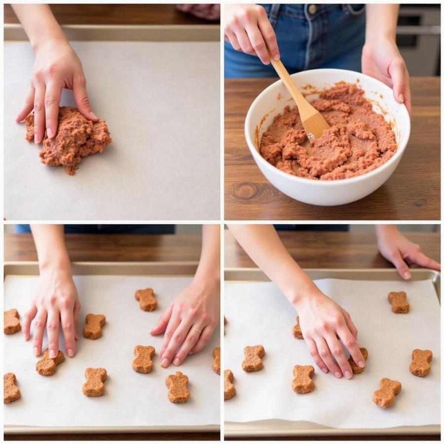 Making dog treats