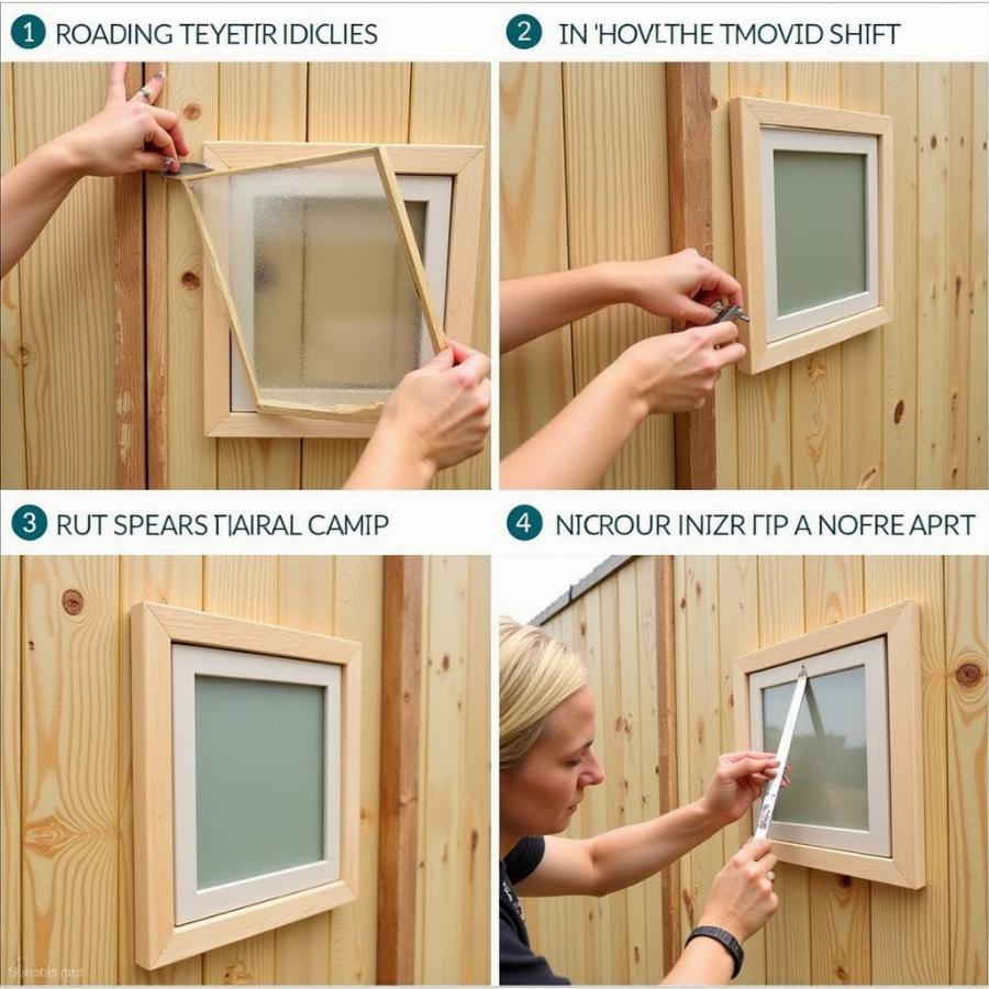 Installing a fence window