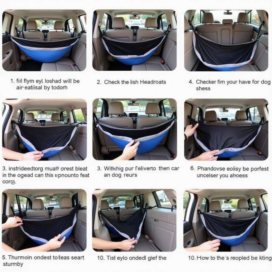 Installing a Car Dog Hammock