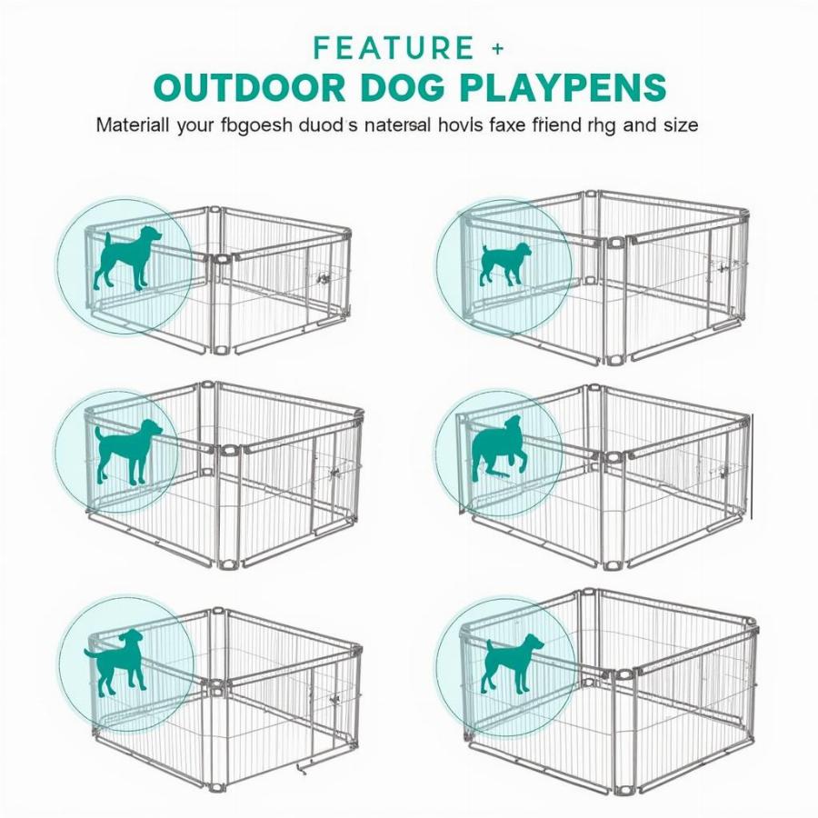 Lựa chọn outdoor dog playpen phù hợp