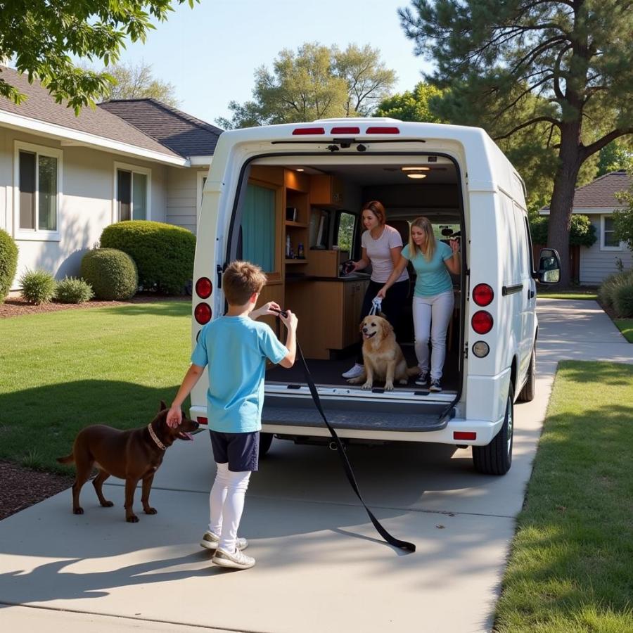 Dịch vụ Chăm sóc Chó Lưu động tại Bakersfield