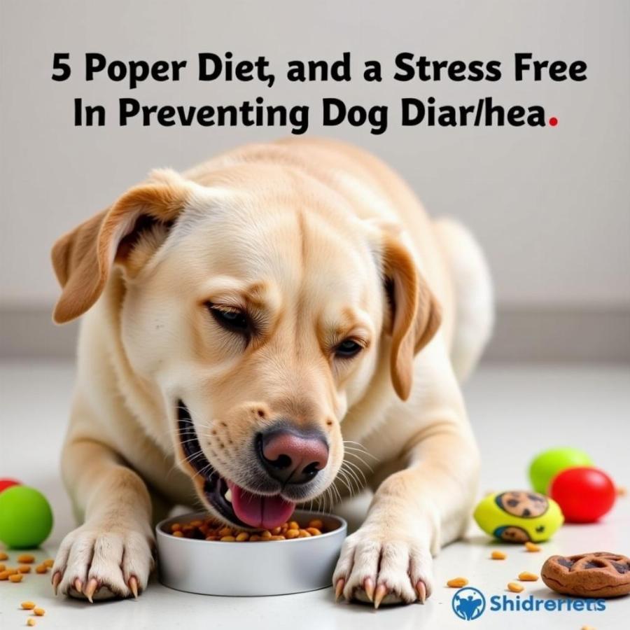 Preventing dog diarrhea