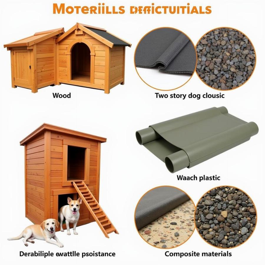 Two-Story Dog House: Durable Materials