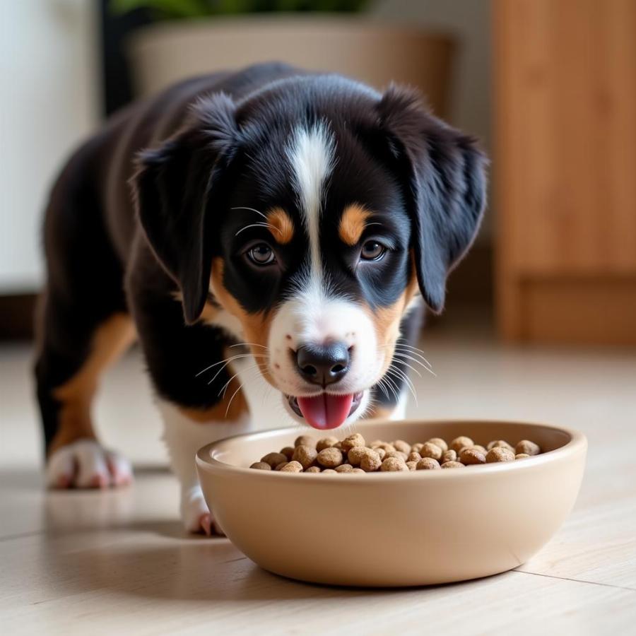 Feeding a Greater Swiss Mountain Dog Puppy