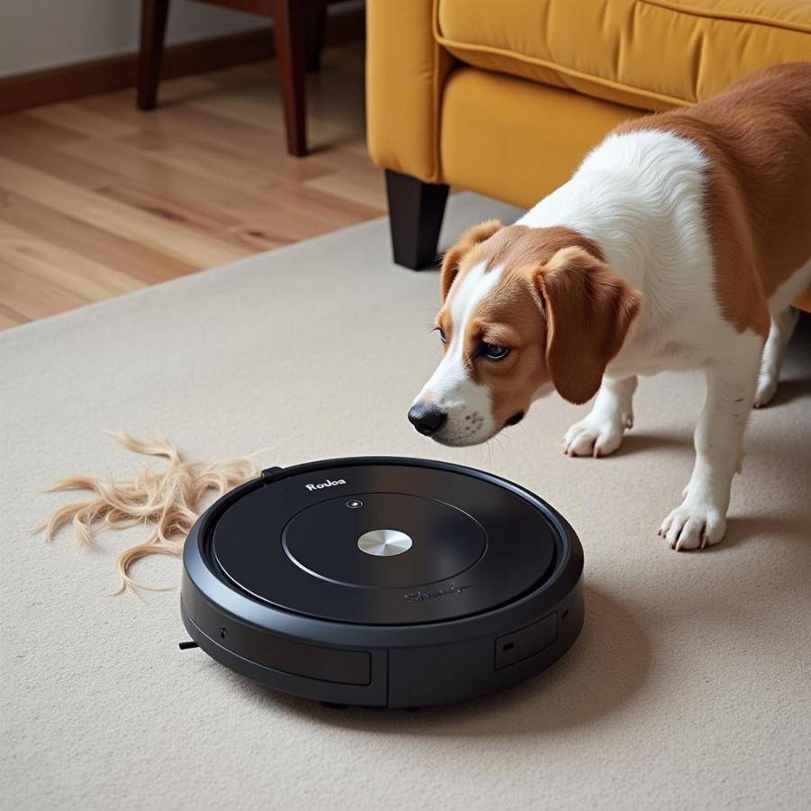 Roomba j7 xử lý lông chó