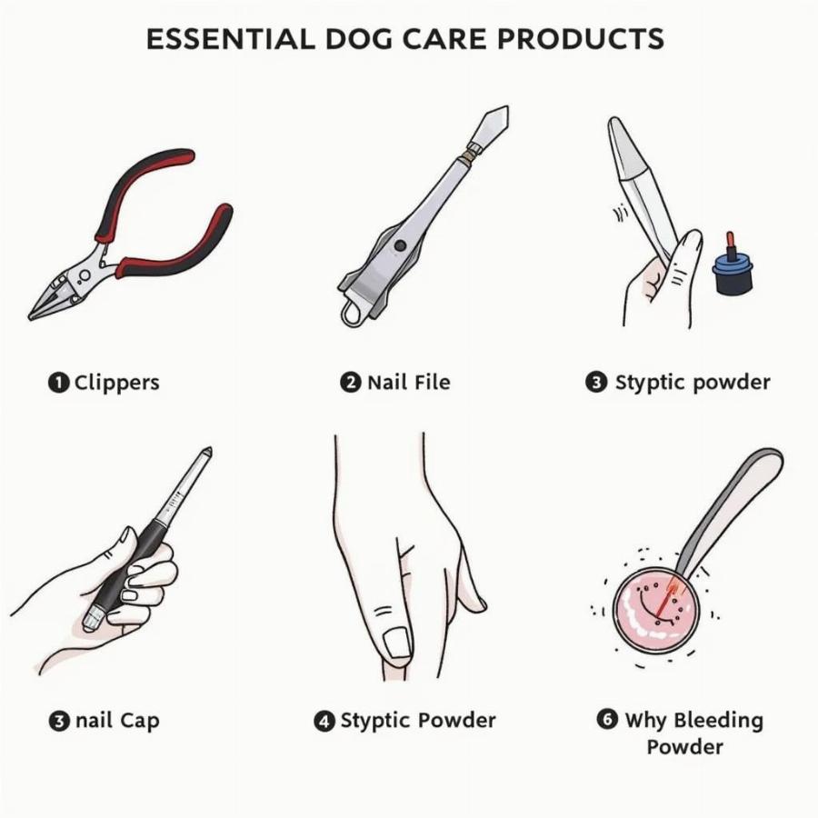 Essential dog nail care products