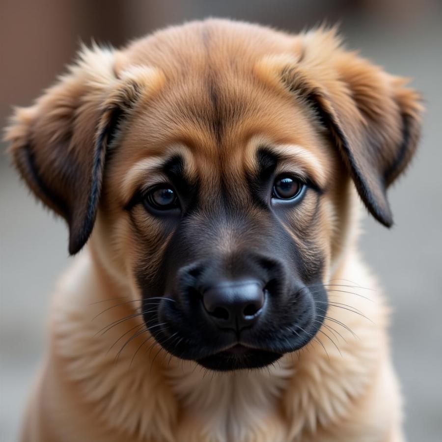 Shar Pei Shepherd Mix Puppy