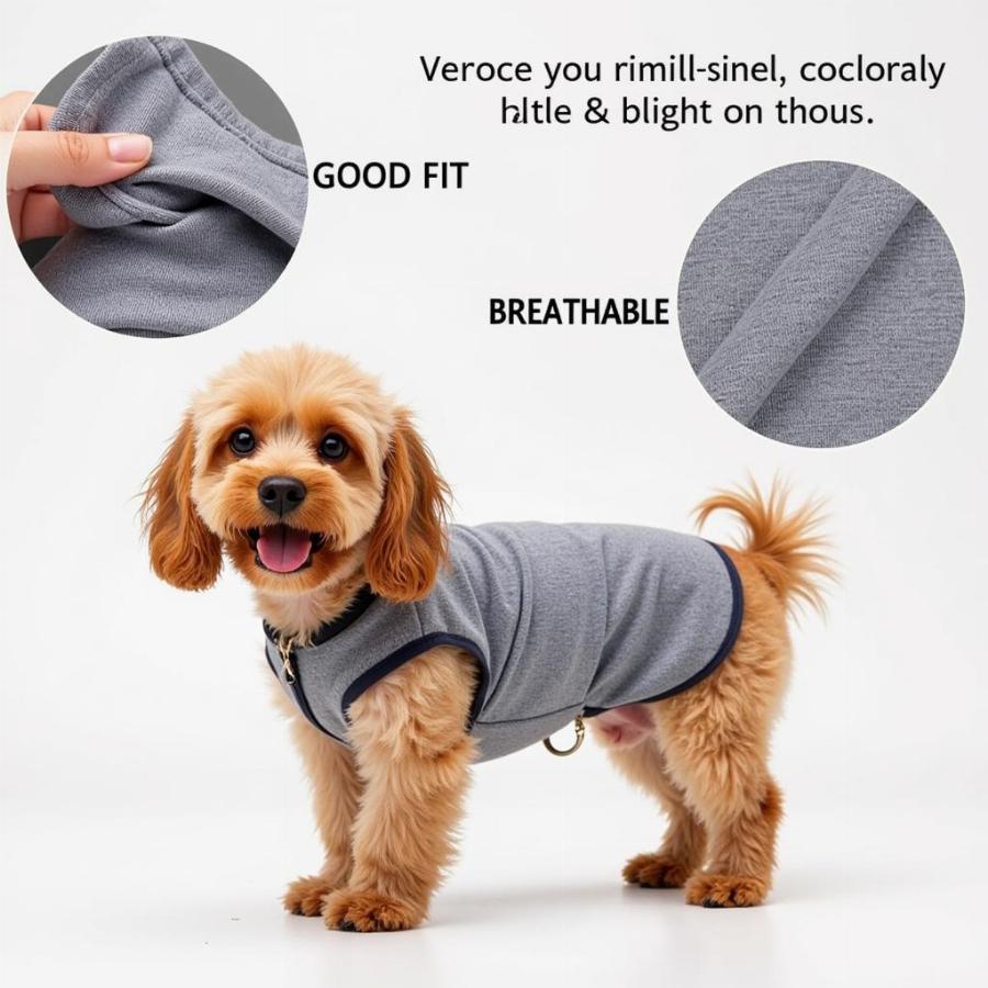 Dog Wearing Comfortable Shein Clothes