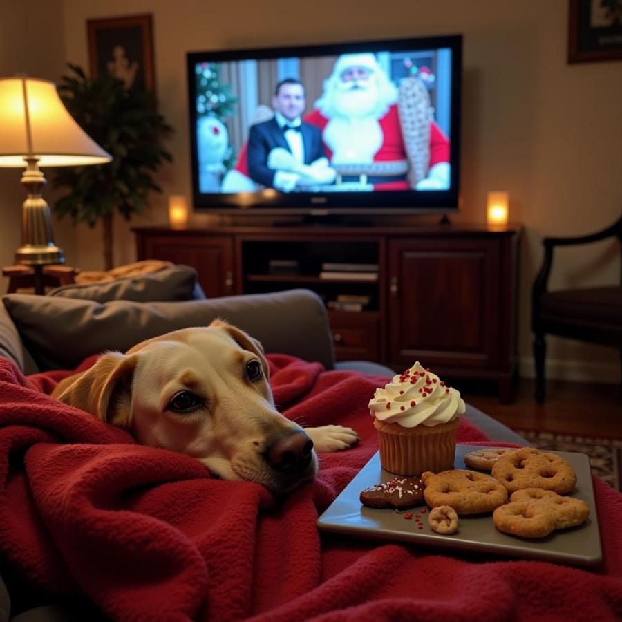 Dog-Friendly Movie Night Setup