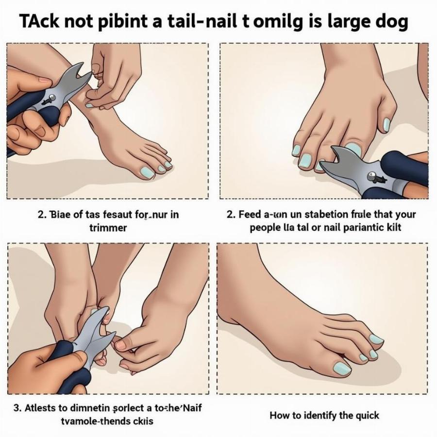 Trimming Large Dog Nails Step-by-Step