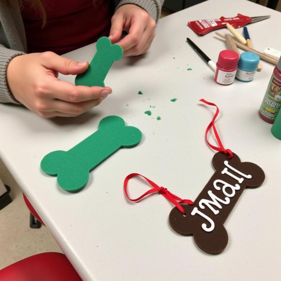 DIY Dog Christmas Ornaments