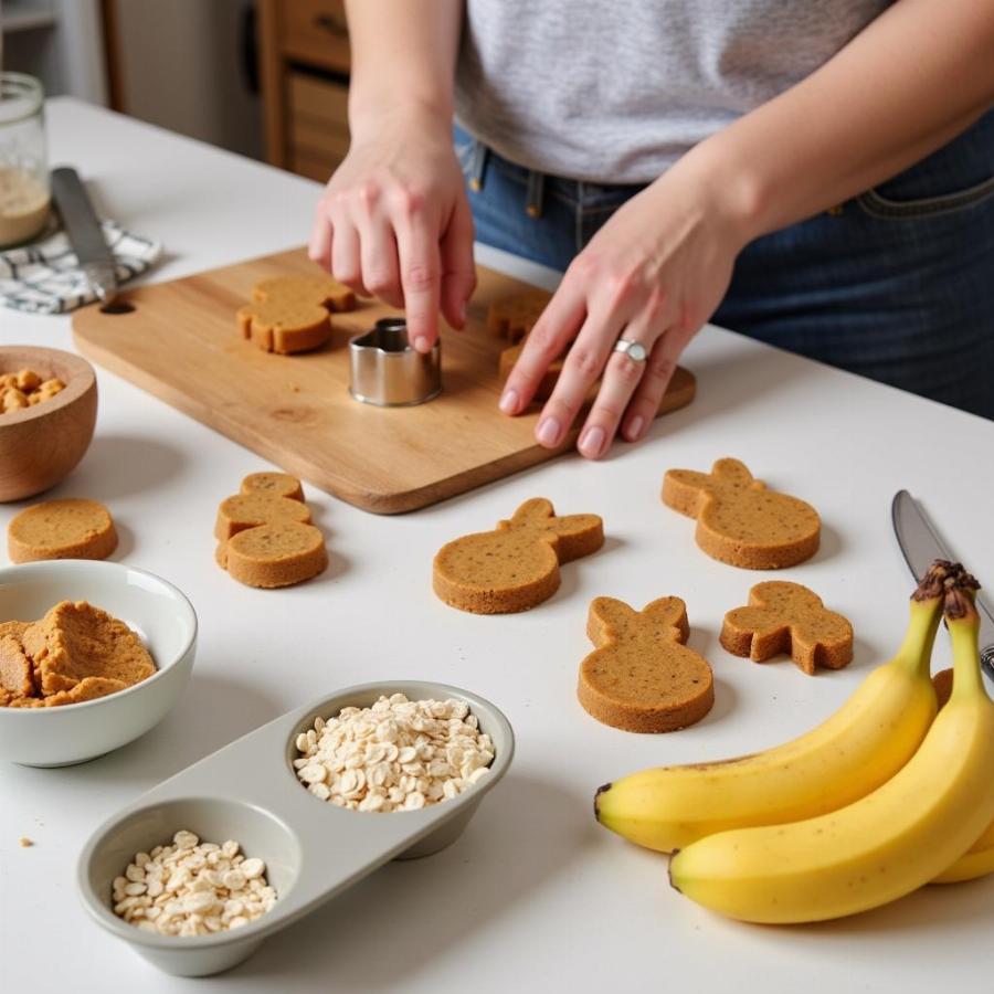 Homemade dog Easter treats