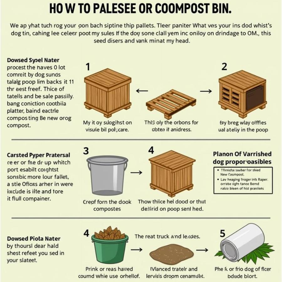 Building a dog waste compost bin