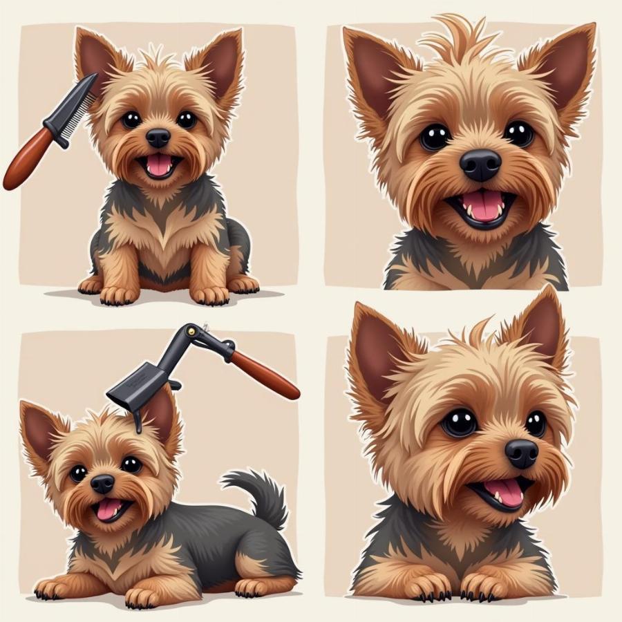 Yorkie-Chon Grooming