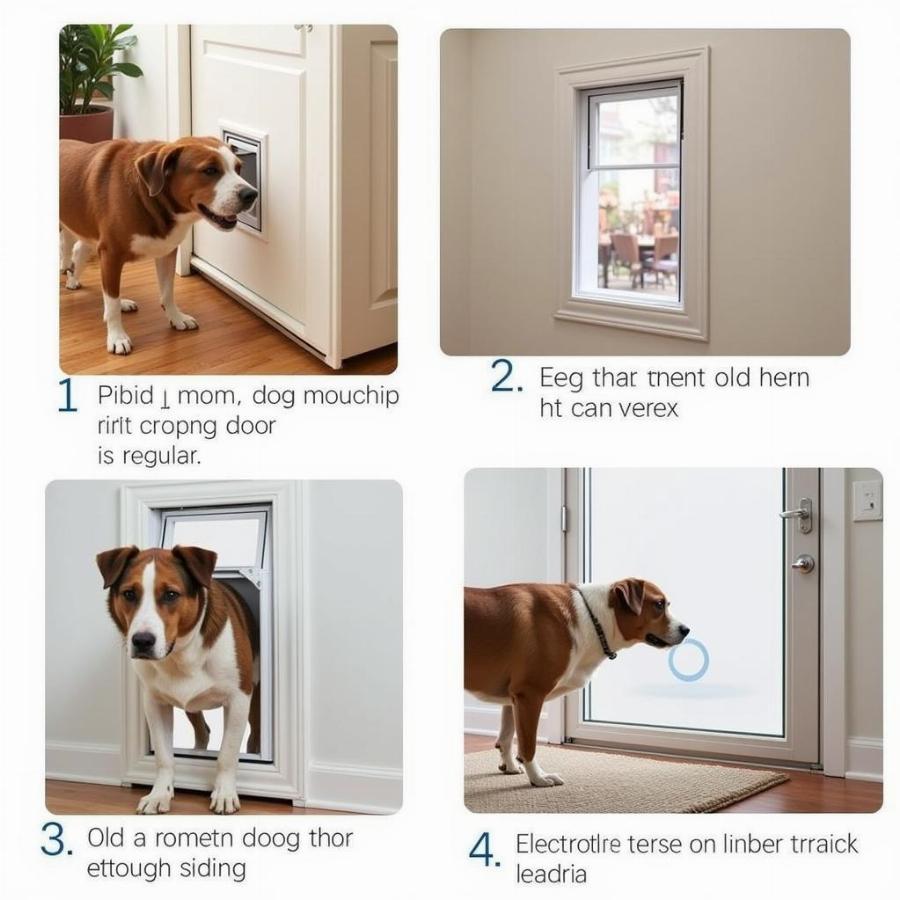 Types of extra large dog doors