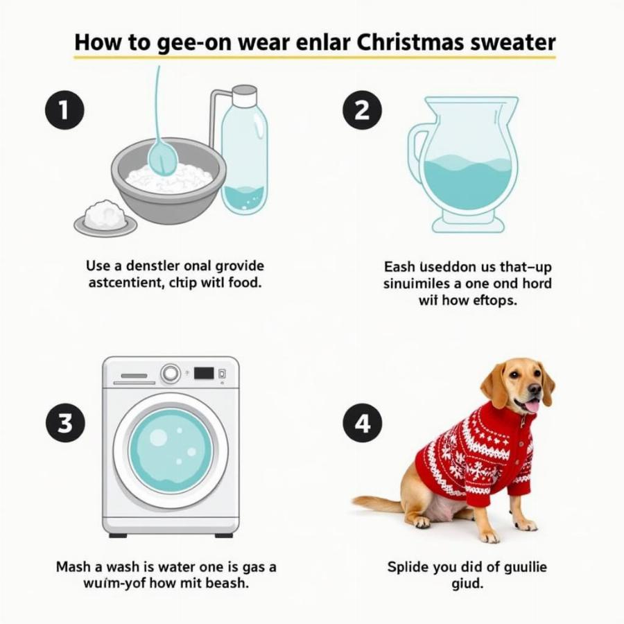 How to Wash Dog Christmas Sweaters