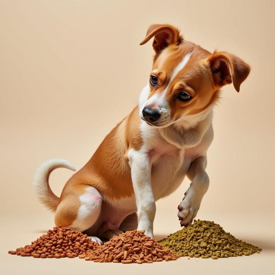 Choosing food for dogs with allergies