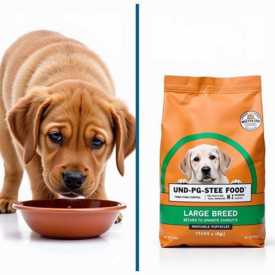 Choosing Food for Large Breed Puppies