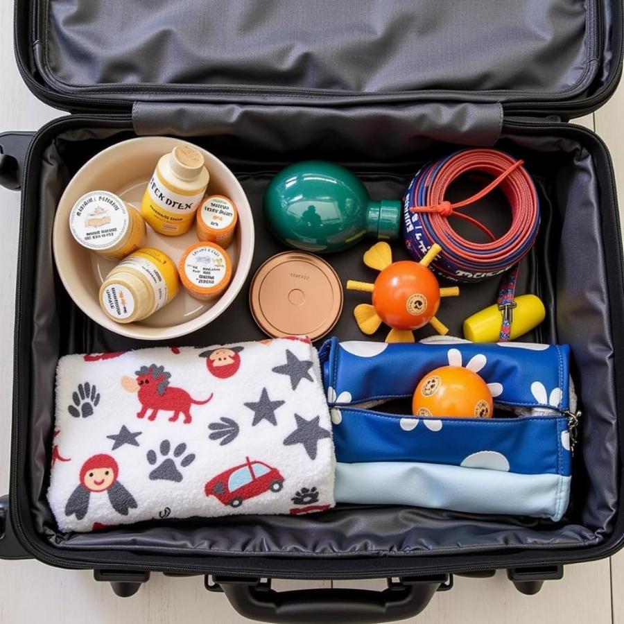 Preparing your dog's travel essentials