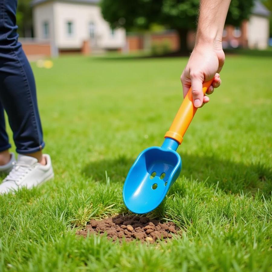 Quickly cleaning up dog waste