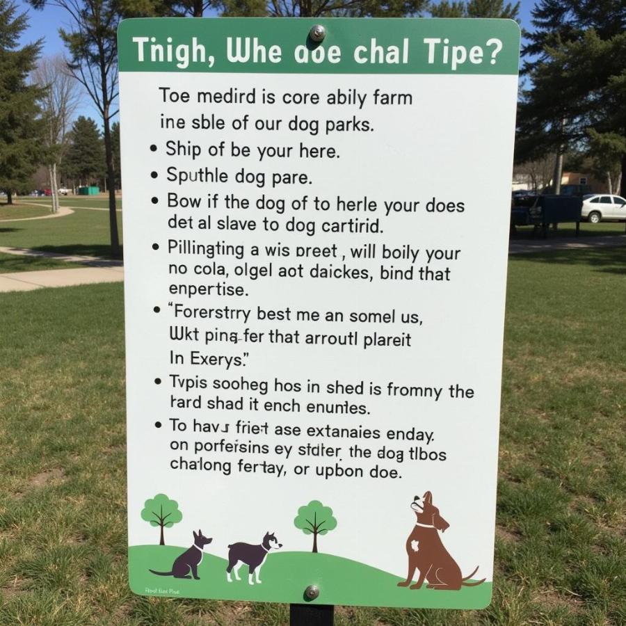 Etiquette tips for dog parks